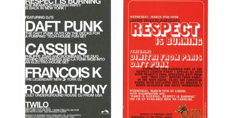 Respect is Burning Twilo New York – Classic Flyer 1998 img