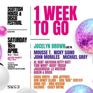 Scottish Disco Fest 1 week to go