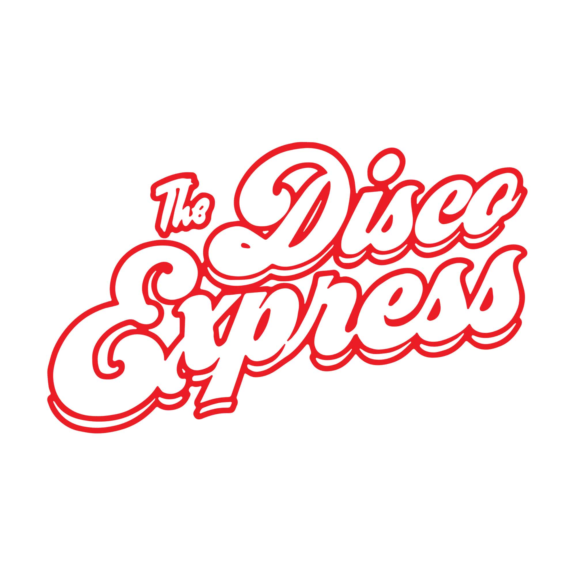 Disco Express Red on White