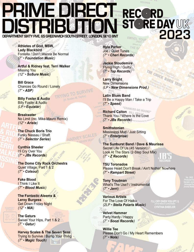 RSD 2023 - list